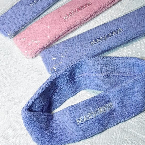 Mary Kay Women Mens Kids Headband Workout Cotton Spa Headband Hair Accessories - Picture 4 of 8